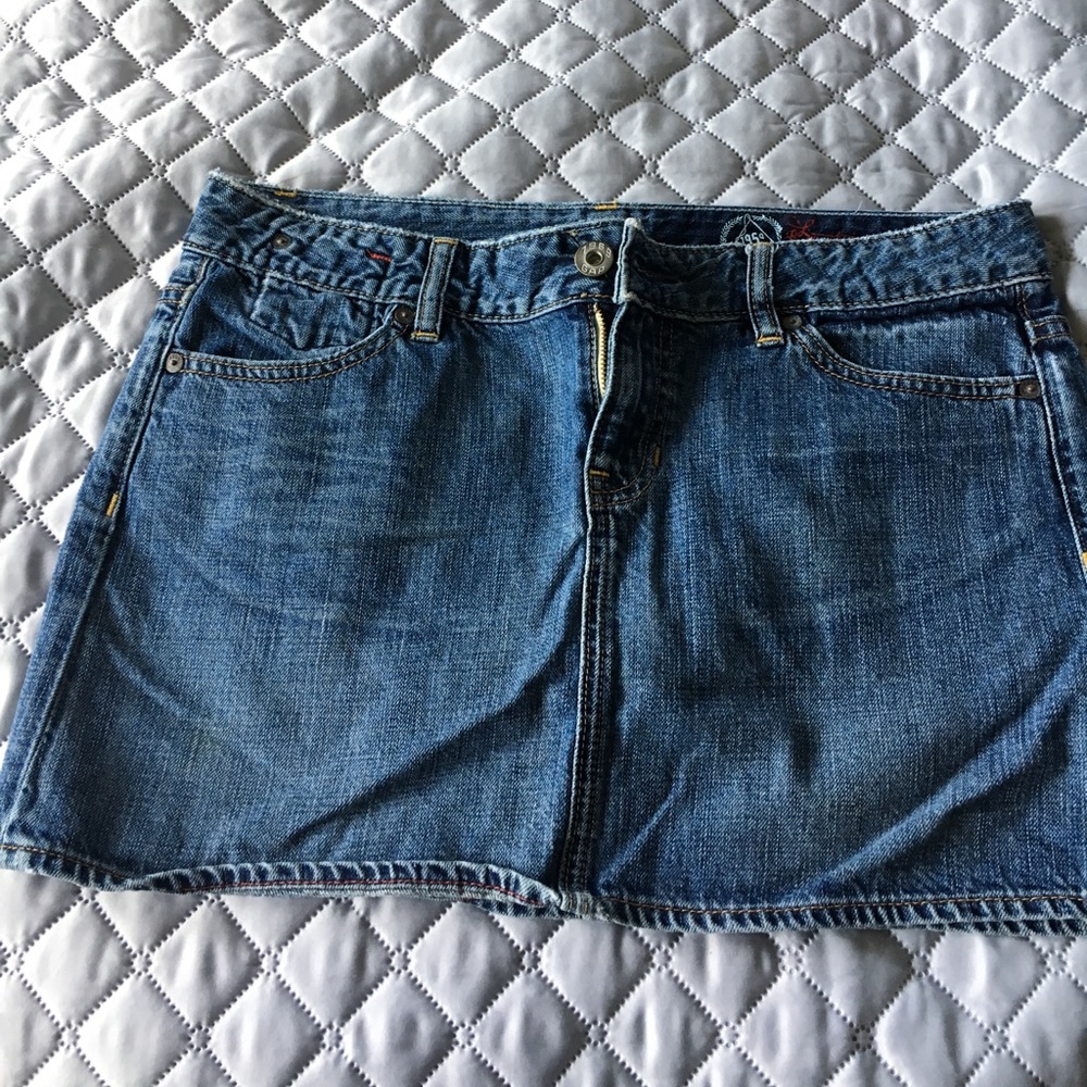 Gap denim mini skirt